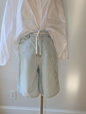 Pilcro By Anthropologie Light Blue Denim Shorts